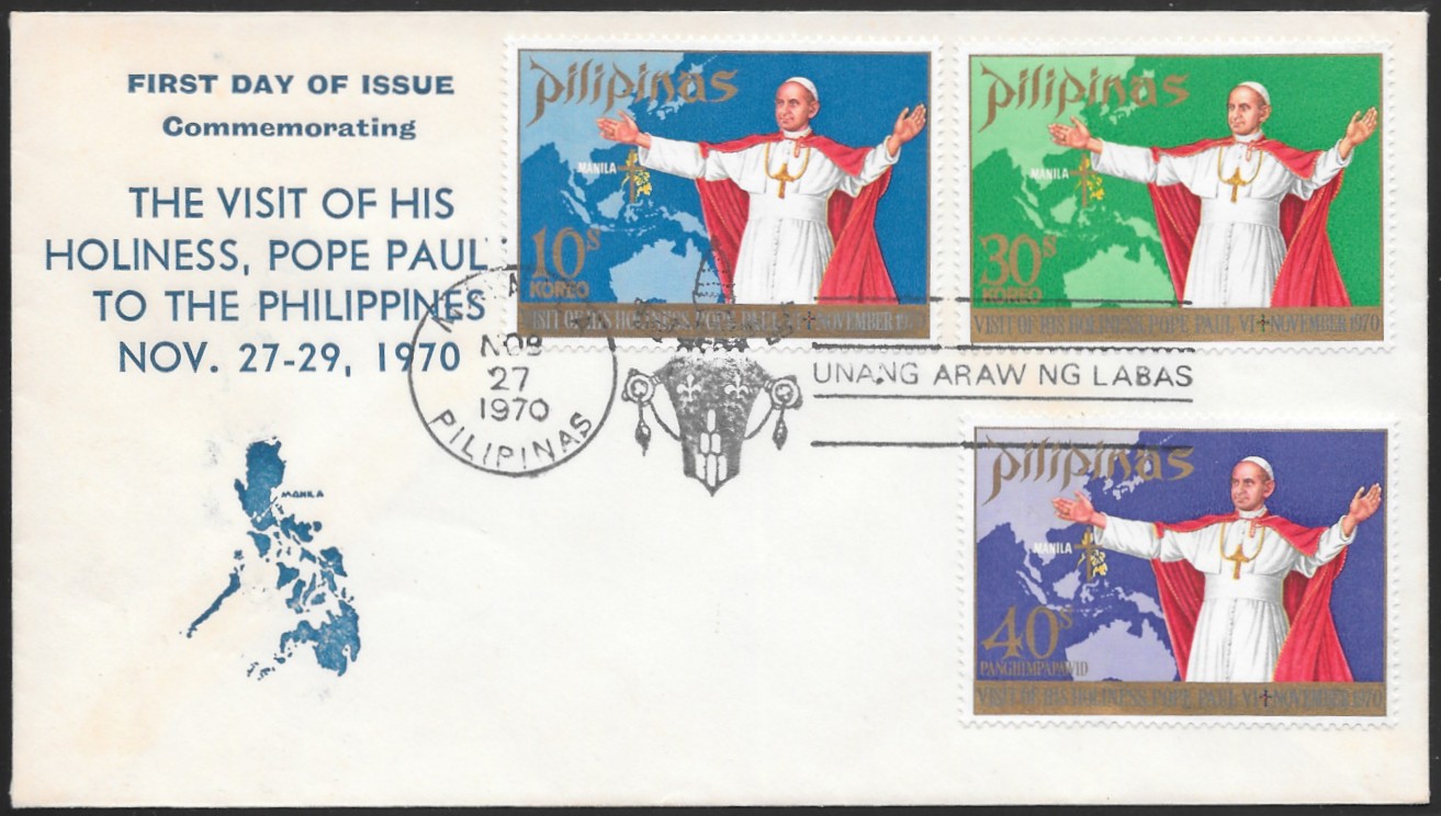 Philippines 1970 First Day Cover 